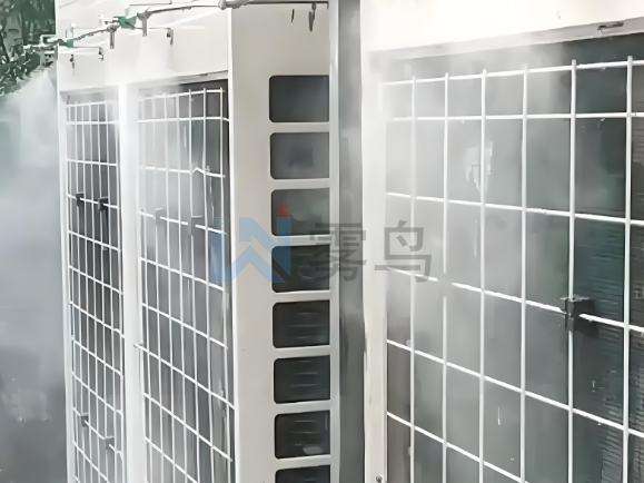 山西機(jī)房噴霧降溫節(jié)能案例分析，通信機(jī)房數(shù)據(jù)中心風(fēng)冷式空調(diào)室外機(jī)噴霧降溫系統(tǒng)